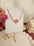 COLAR TREVO ROSA - comprar online