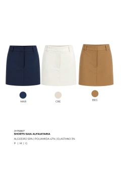 Shorts Saia Alfaiataria - comprar online