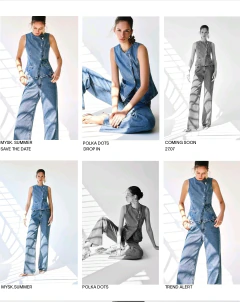 Colete Jeans 4 Botões Isadora na internet