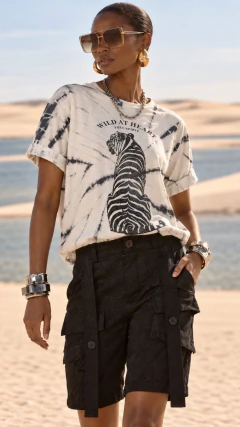 T-Shirt Tie Dye Tigre - comprar online