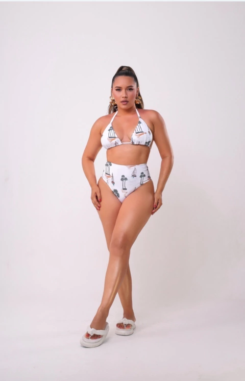 Tal Mãe Biquini - Ilha Bella - Hot Pant- |Bojo removível