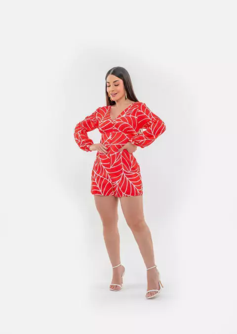 Tal Mãe Macacao Manga Longa- Roberta