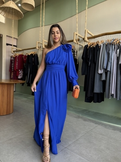 Vestido Flor Azul na internet