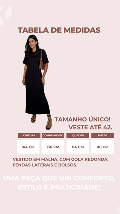 Vestido Lorena Marrom - Flora