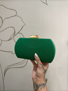 Bolsa Verde c/ Dourado
