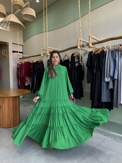 Vestido Verde Bandeira