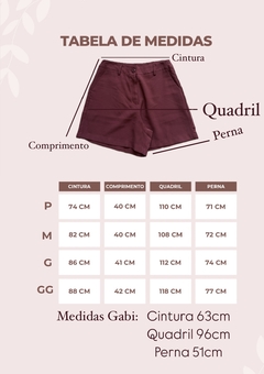 Short Beatriz Azul Jeans - Flora