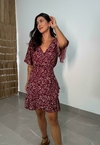 Vestido Pietra Vermelho Vinho