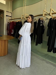 Vestido Laise Branco - Flora