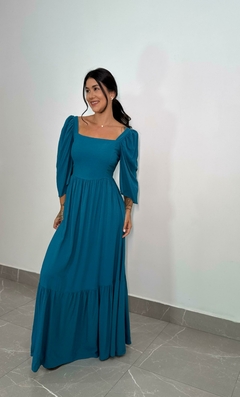 Vestido Maiara Petróleo - comprar online