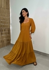 Vestido Aurora Caramelo - comprar online