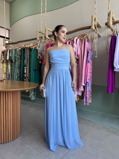 Vestido Azul Bebê