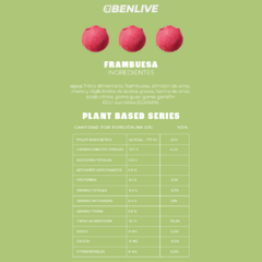 Plant Based Frambuesa 360cc - comprar online