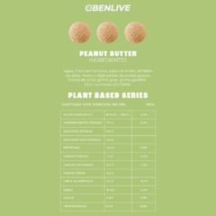 Peanut Butterr vegano 360cc - comprar online