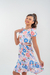 Vestido larissa Flores Azuis