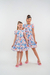 Vestido larissa Flores Azuis - comprar online