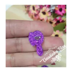 Aplique de acrílico princesas pequeno medida 1,5cm - c/2unids - loja online