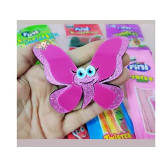 Aplique de acrilico Fini curvado para tiara - 7cm - 1 unidade - loja online