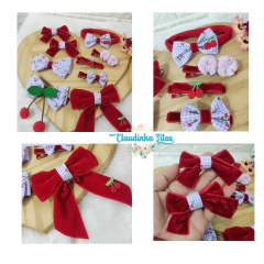 Box pegue e monte xadrez cerejinha - loja online