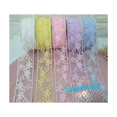 Fita de renda Princess ( Alice MImos e laços) 3,8cm - metro