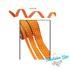 Fita Sinimbu 1937 Pompom 10mm - rolo com 10 metros