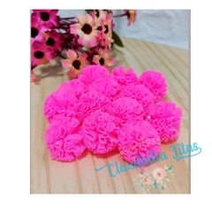 Pompom de malha cores neon 25mm c/10unids na internet