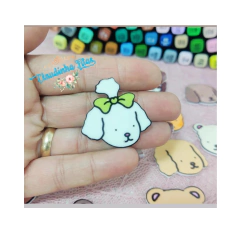 Aplique Bobbie Goods cabecinha - 1 unidade