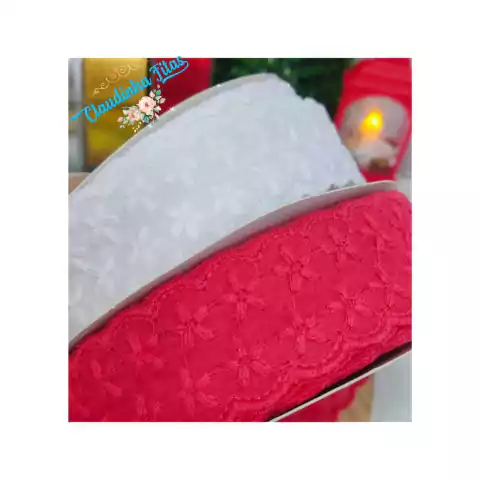 Fita de renda margarida 38mm - (1metro)
