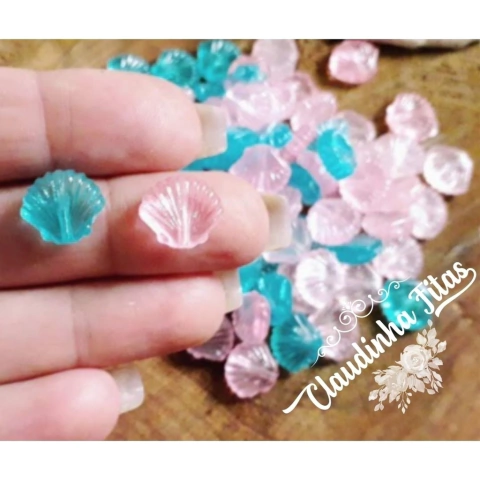 Entremeio conchas translúcidas