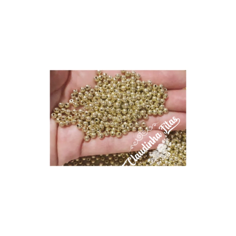 Bolinha ABS num 4 dourada