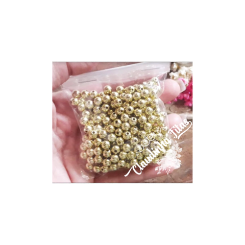 Bolinha ABS num 6 dourada