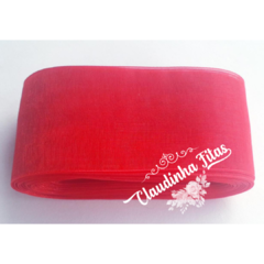 Fita de organza num 9 c/10metros
