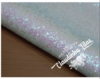 Lonita glitter floco fino branco irisado