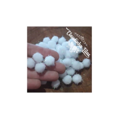 Pompom 14mm com brilho c/50unids - comprar online