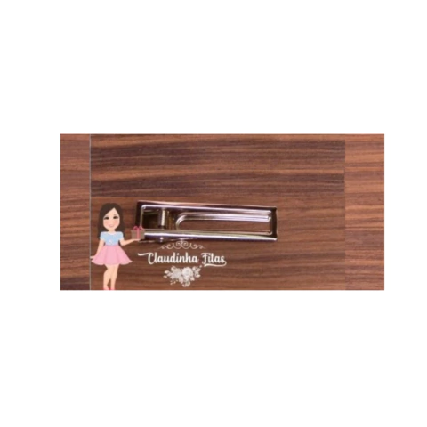 Presilha jacaré retangular c/10unids