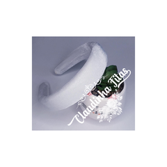 Tiara de camurça acolchoada 17x30mm - loja online