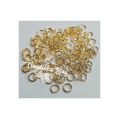 Argolinha para pulseira dourada 5mm c/10g