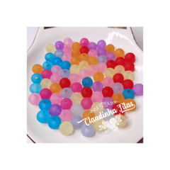 Bolinha translúcida fosca colorida c/25grs - comprar online