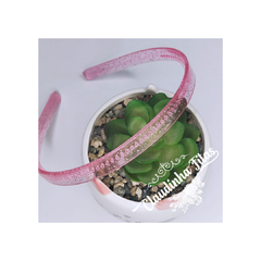 Tiara com dentinho 10mm com glitter - comprar online