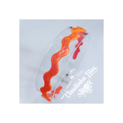 Tiara ondulada com glitter - comprar online