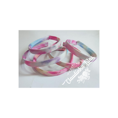 Tiara encapada 15mm tie dye - unidade na internet