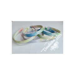 Tiara encapada 15mm tie dye - unidade