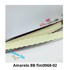 Fita Yama gorgurão Twill com pompom 10mm - ( 2 metros) na internet