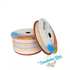 Fita Sinimbu xadrez Junina (38mm) 10 metros - comprar online