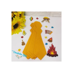 Gravata junina de feltro - 1 unid.