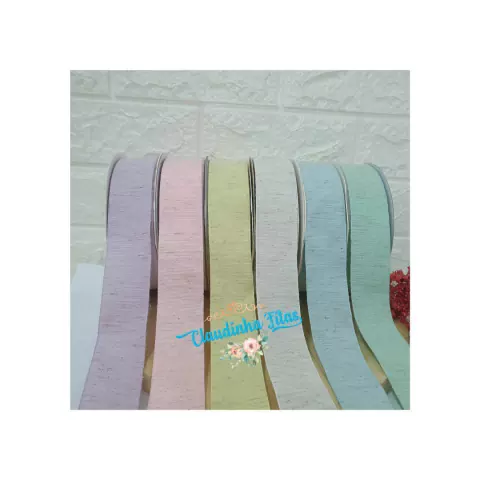 Fita de linho Yama 38mm - cada 2 metros