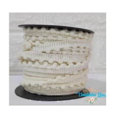 Pompom de metro 1 cm ou pompom Grelot - 10mm x 1metro