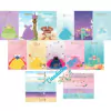 Fundo e Cinta de Caixa Princesas Disney 11 x 15 cm - 11 conjuntos, 1 de cada