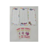 Cartela para hair clip fini 230grs - (7,8x20,5) 3 unidades + 3 tags de brinde