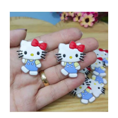 Aplique emborrachado Hello Kitty corpinho - (2 unid.) - mod 2 na internet